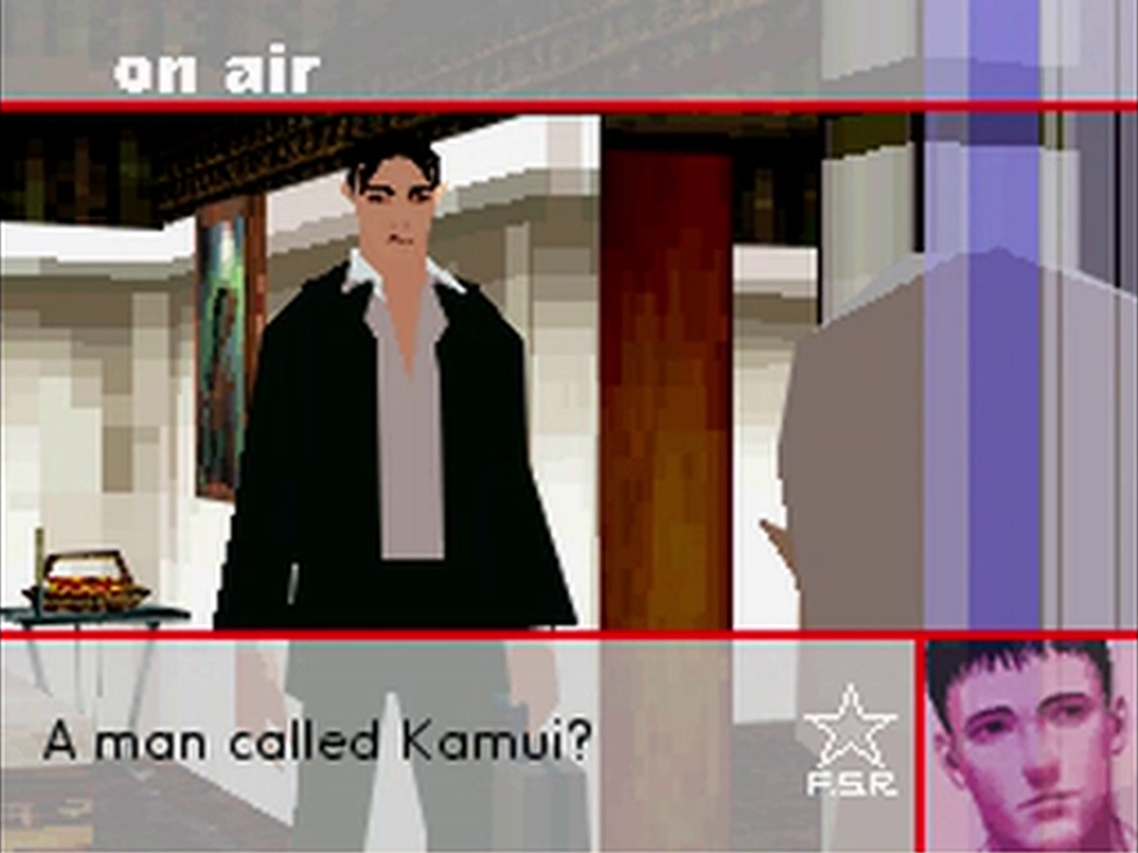 Mondo Sumio speaks to Rits. He says, "A man called Kamui?"